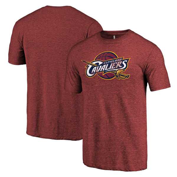 Cleveland Cavaliers Heather Red Distressed Team Logo Fanatics Branded Tri-Blend T-Shirt,We sell and wholesale Cleveland Cavaliers Heather Red Distressed Team Logo Fanatics Branded Tri-Blend T-Shirt on line form chian!